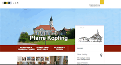 Desktop Screenshot of pfarre-kopfing.at